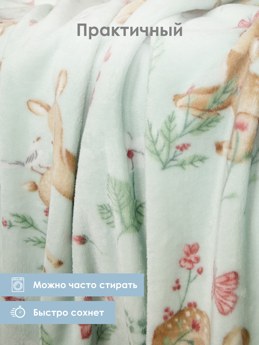 Плед Baby Nice Оленята велсофт 100 x 140 см - фото 6