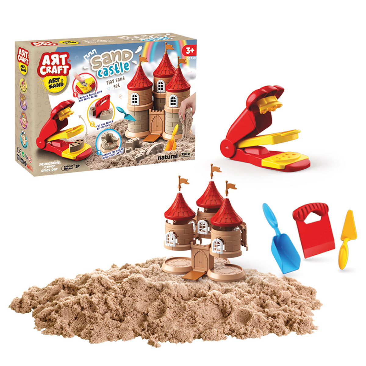 Кинетический песок ART SAND - фото 1