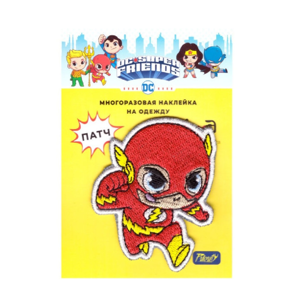 Наклейка-патч для одежды PrioritY DC Super Friends Флэш - фото 1