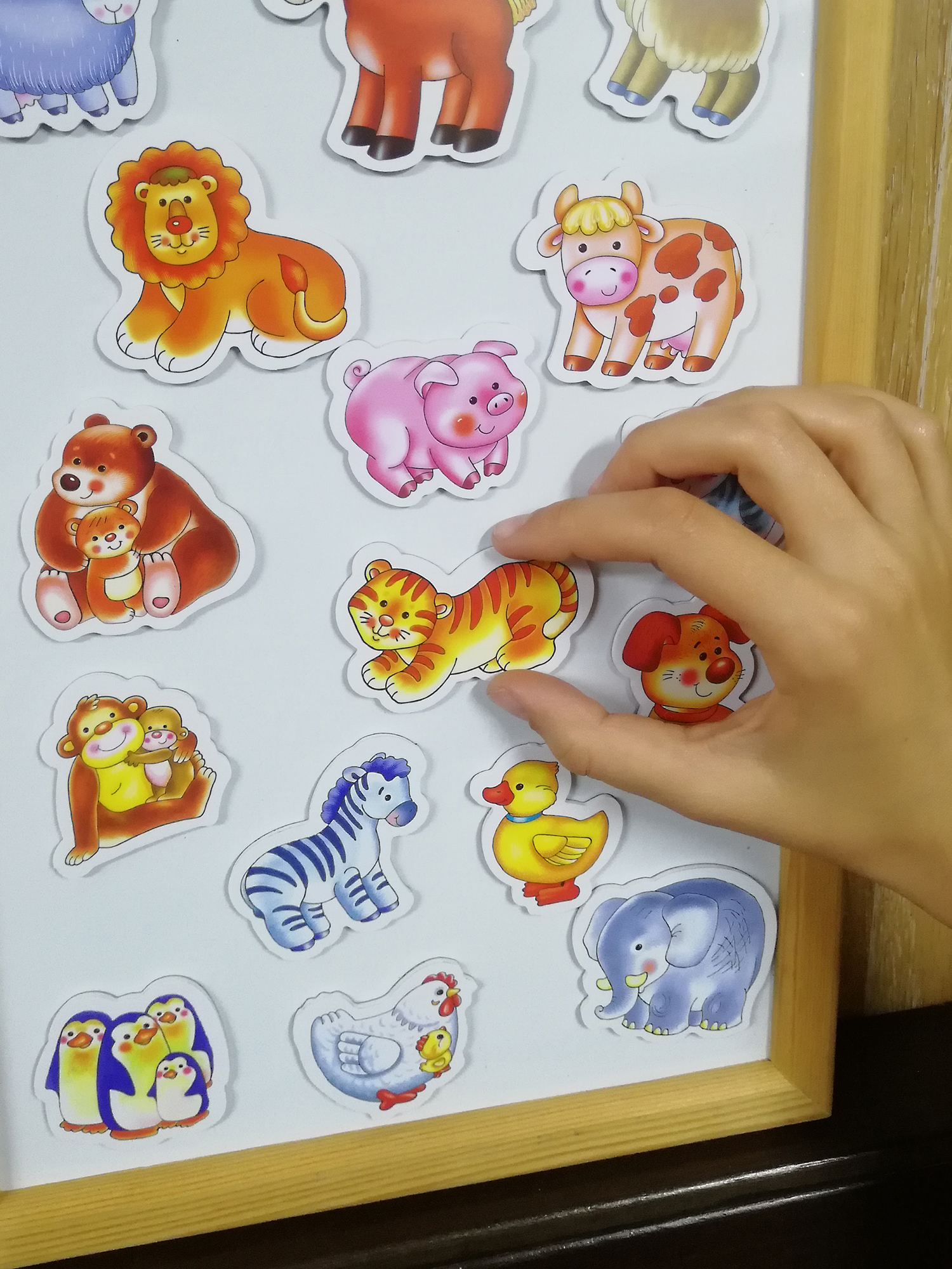 Игры на магнитах Дрофа-Медиа Большой набор животных 4230 - фото 7