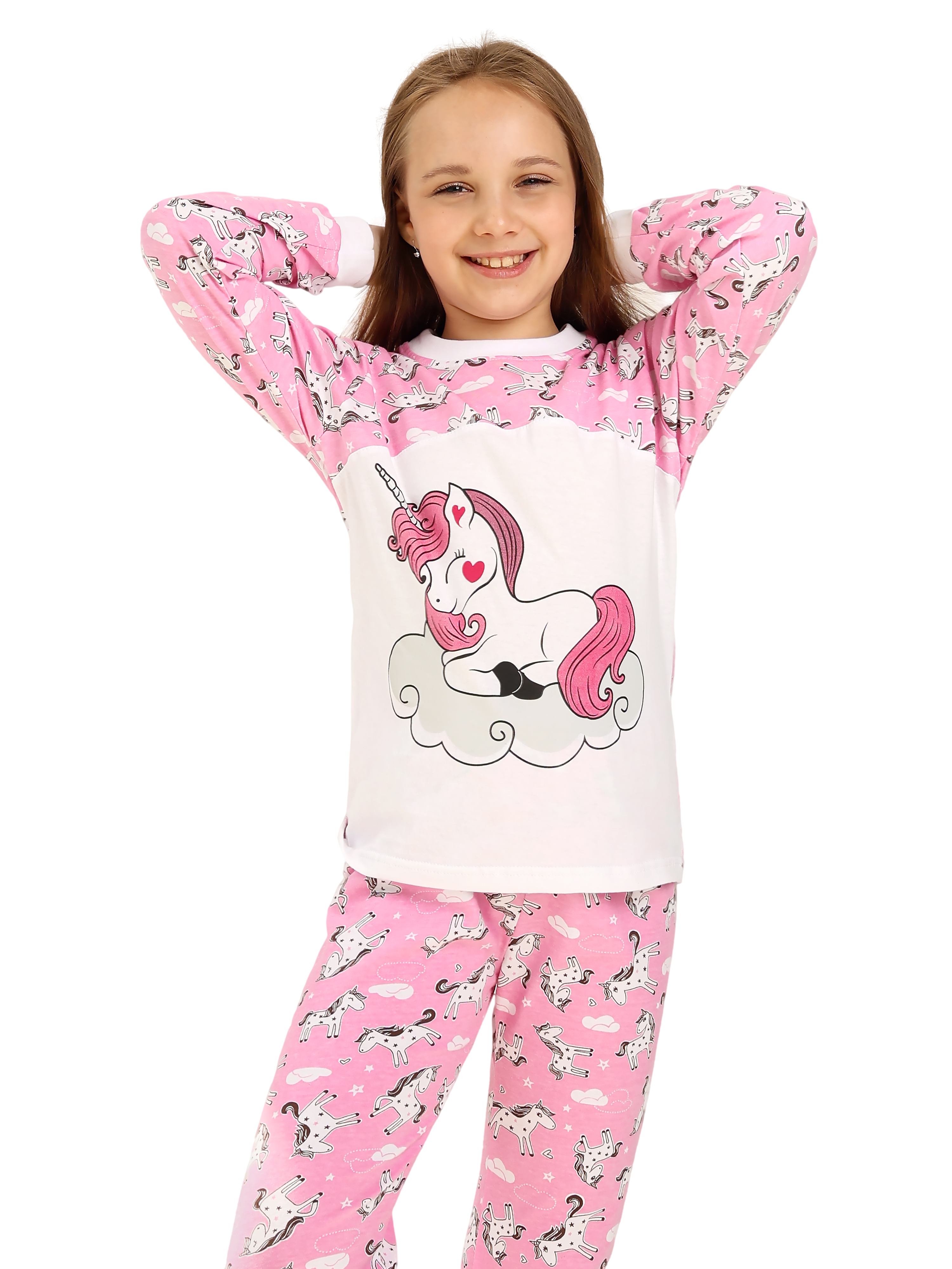Пижама ДО-Детская Одежда 0025К/розовый1 - фото 12