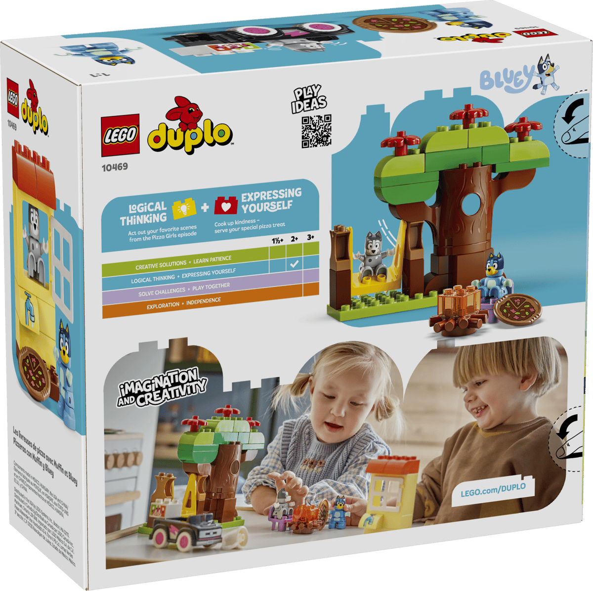 Конструктор LEGO DUPLO Пицца-девочки 44 дет. - фото 6