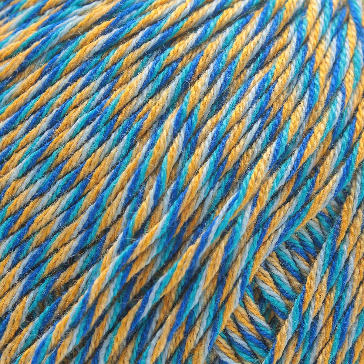 Пряжа для вязания YarnArt Baby cotton multicolor 50 гр 165 м хлопок акрил детская 10 мотков цвет 5211 - фото 3