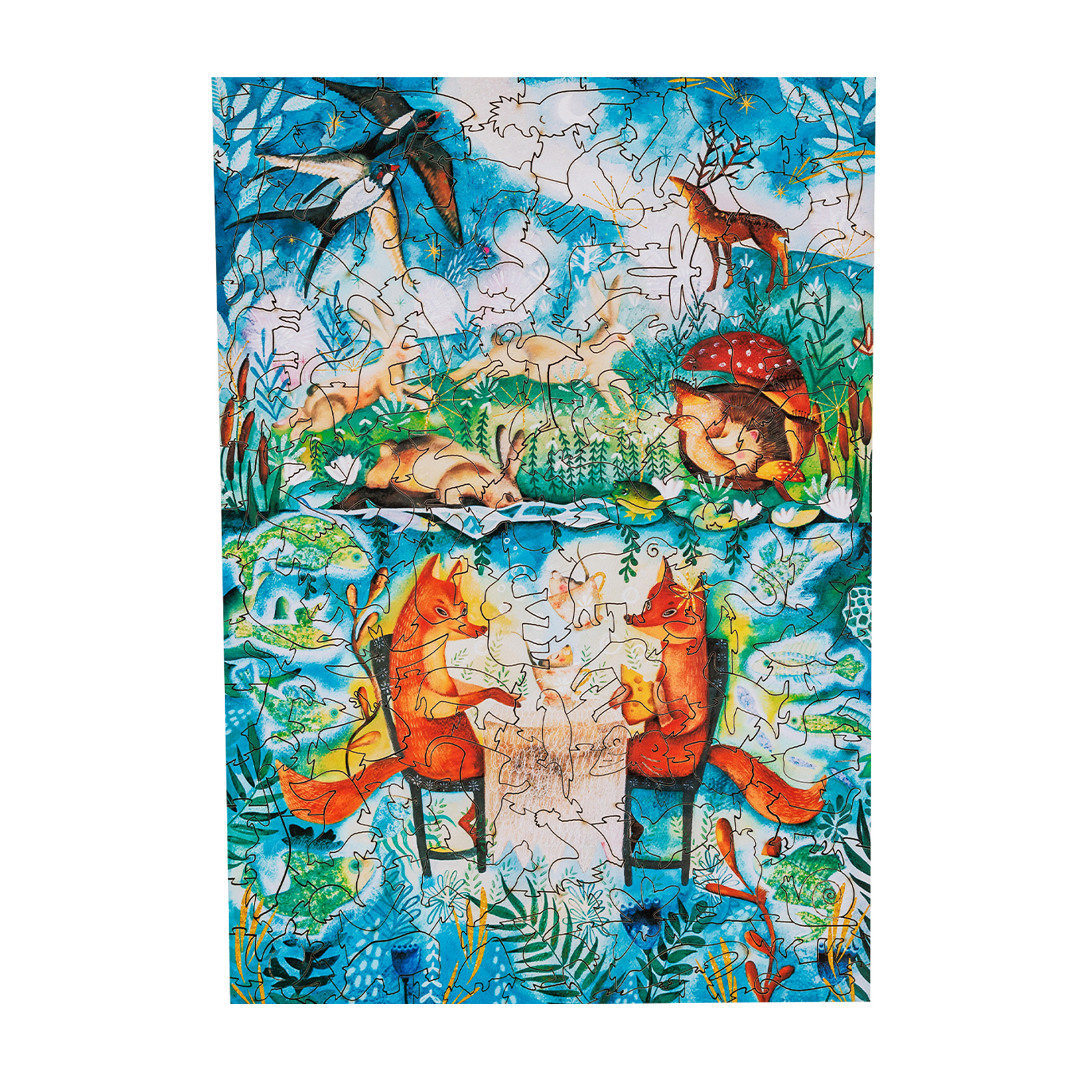 Пазл 1TOY Фантазия леса деревянный - фото 1