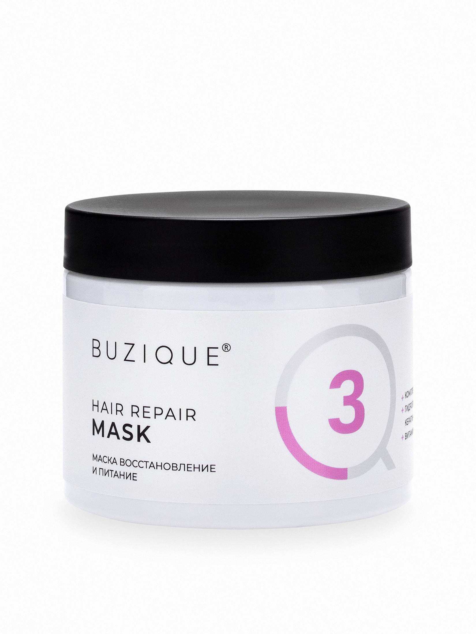 Маска BUZIQUE Hair Repair с кератином 400 мл - фото 1