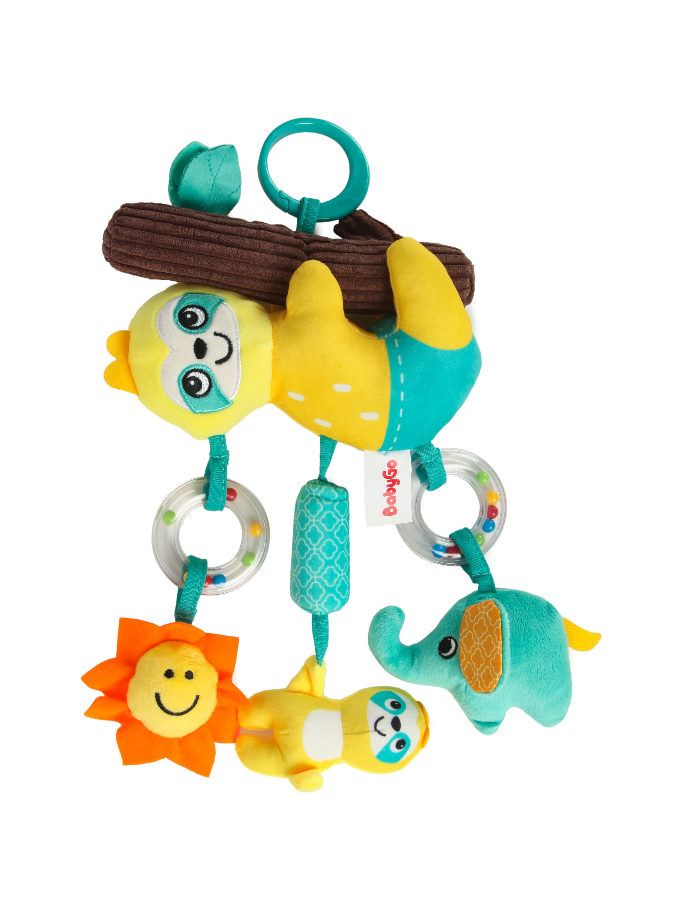 Игрушка BabyGo подвеска Ленивец и компания - фото 1