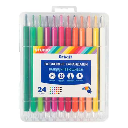 Восковые мелки Erhaft 24 шт.