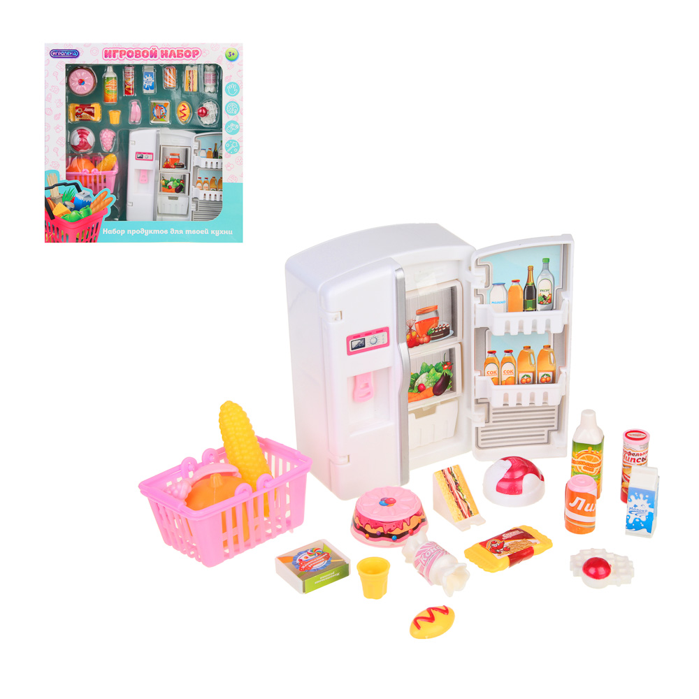 Игрушка Игроленд холодильник, продукты - фото 13