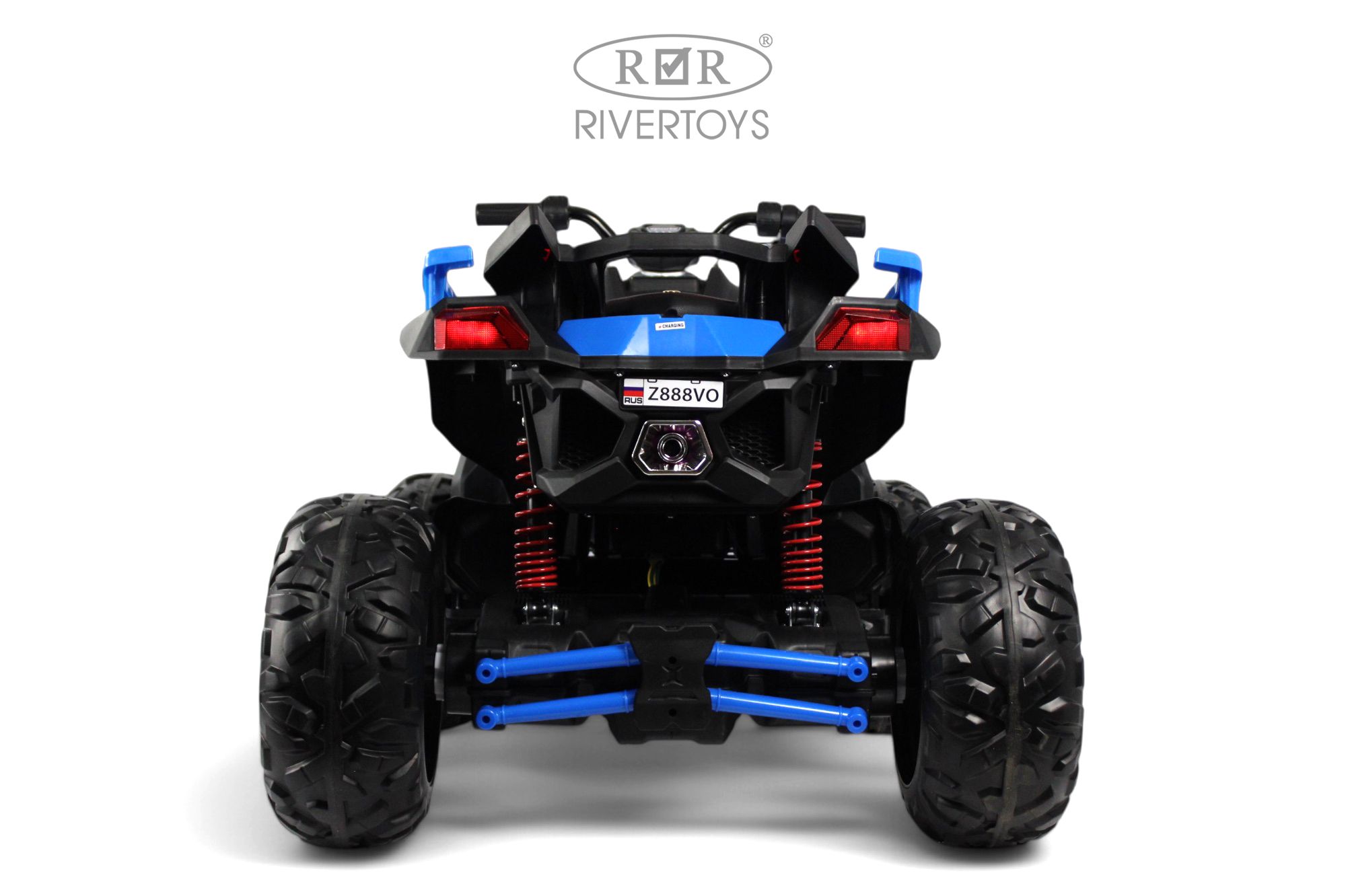 Электромобиль RIVERTOYS Z888VO-BLUE С пультом ДУ - фото 3