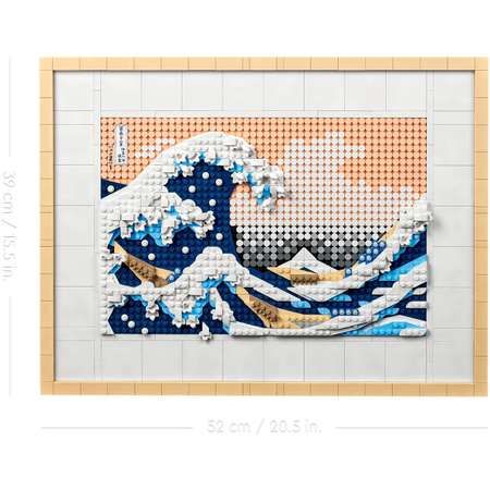 Конструктор LEGO Art Hokusai The Great Wave блочный