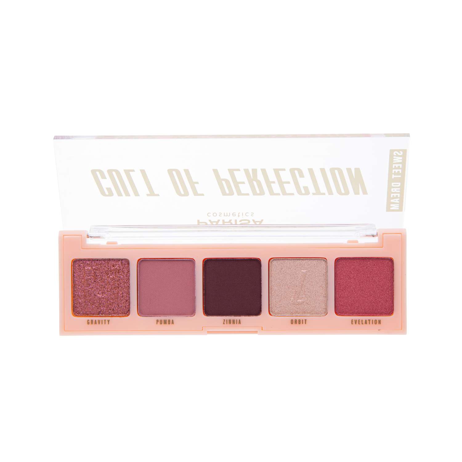Набор теней для век Parisa Cosmetics Cult of perfection Е-605 5 тонов тон 7 Sweet Dream - фото 2