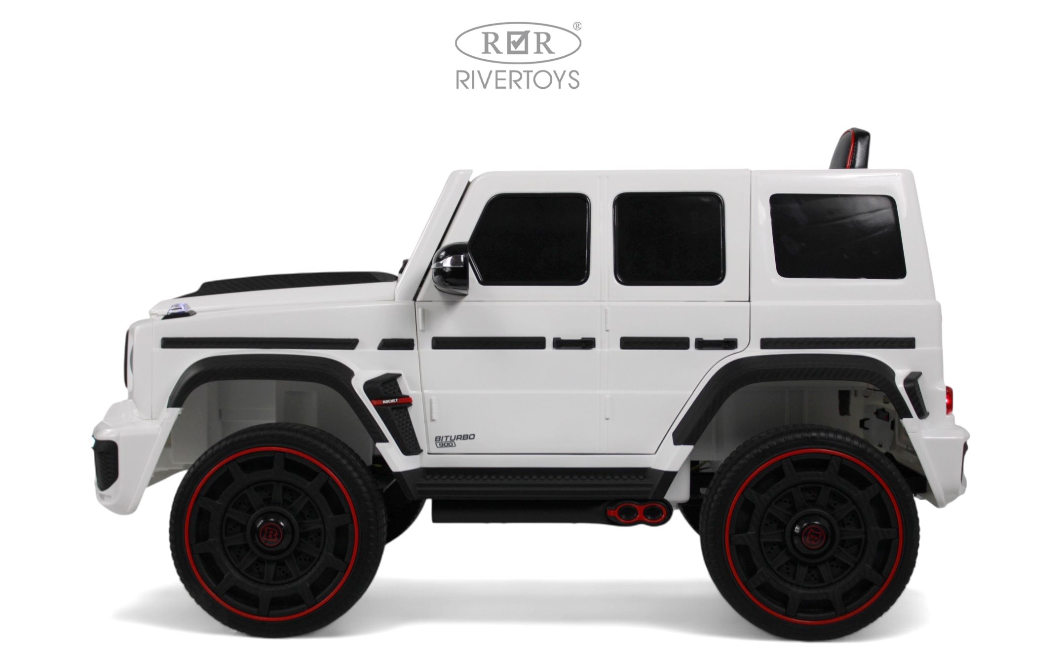 Электромобиль RIVERTOYS Mercedes Z999ZZ-WHITE С пультом ДУ - фото 8