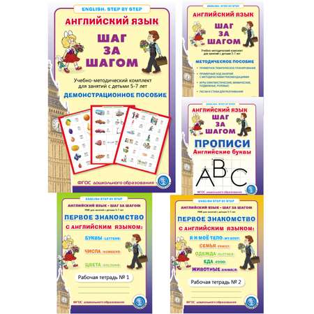 Книга Школьная Книга Английский язык. Шаг за шагом. Методическое пособие. Тематическое планирование