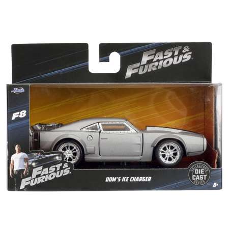 Автомобиль Fast and Furious 1:32 серый