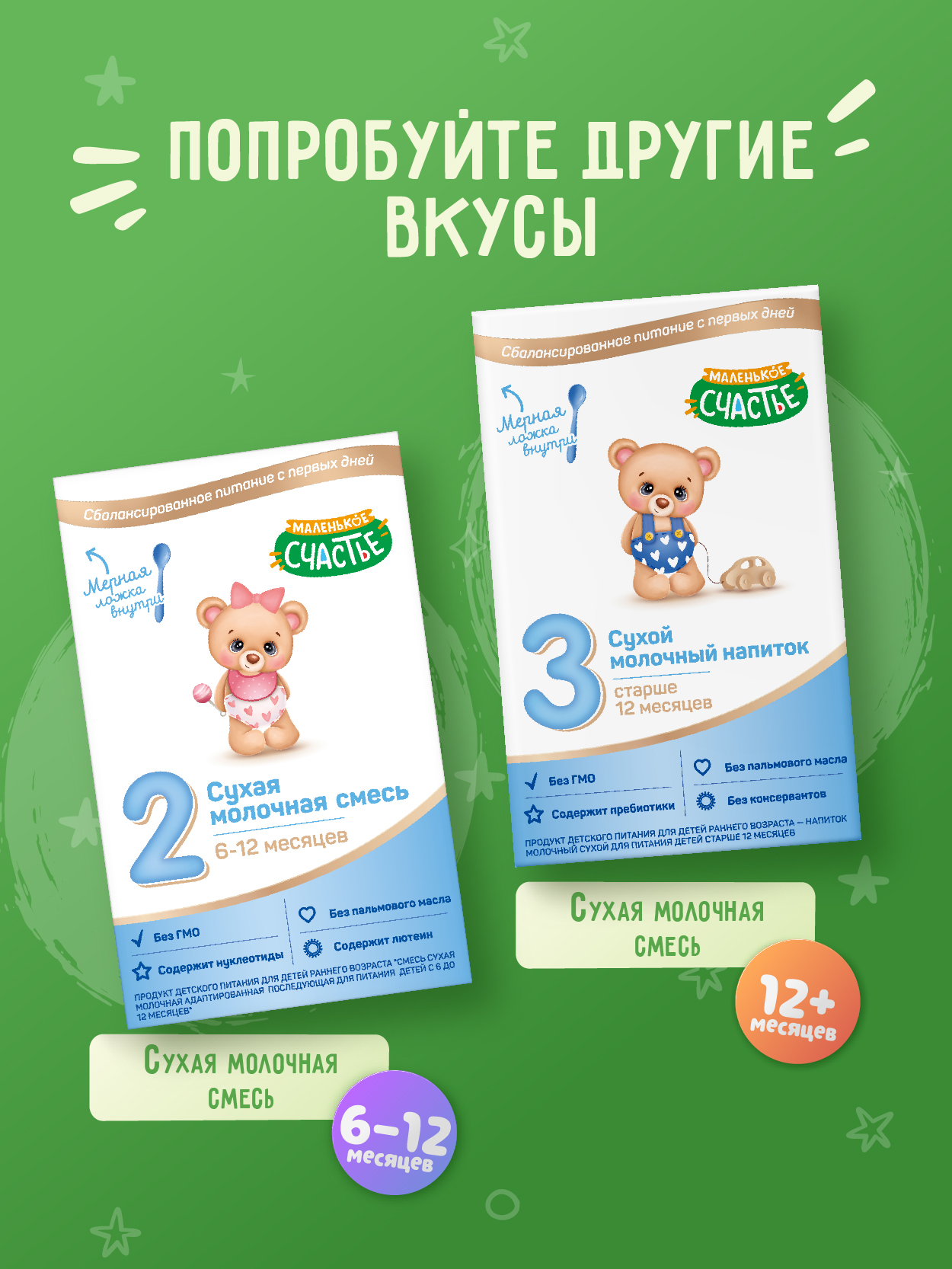 Смесь молочная Маленькое счастье 1формула 300г с 0месяцев - фото 7