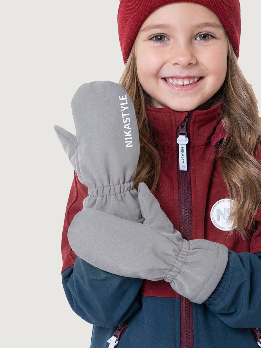 Варежки NIKASTYLE 14л17026 серый - фото 1