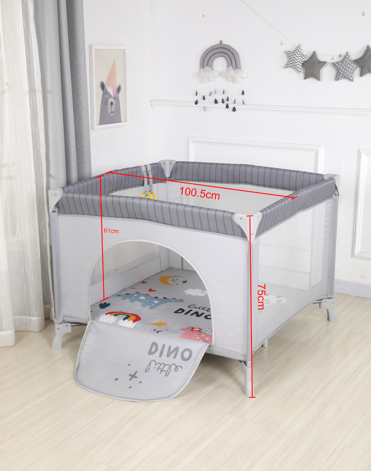 Манеж Babyton Circus Beige PD01 - фото 10