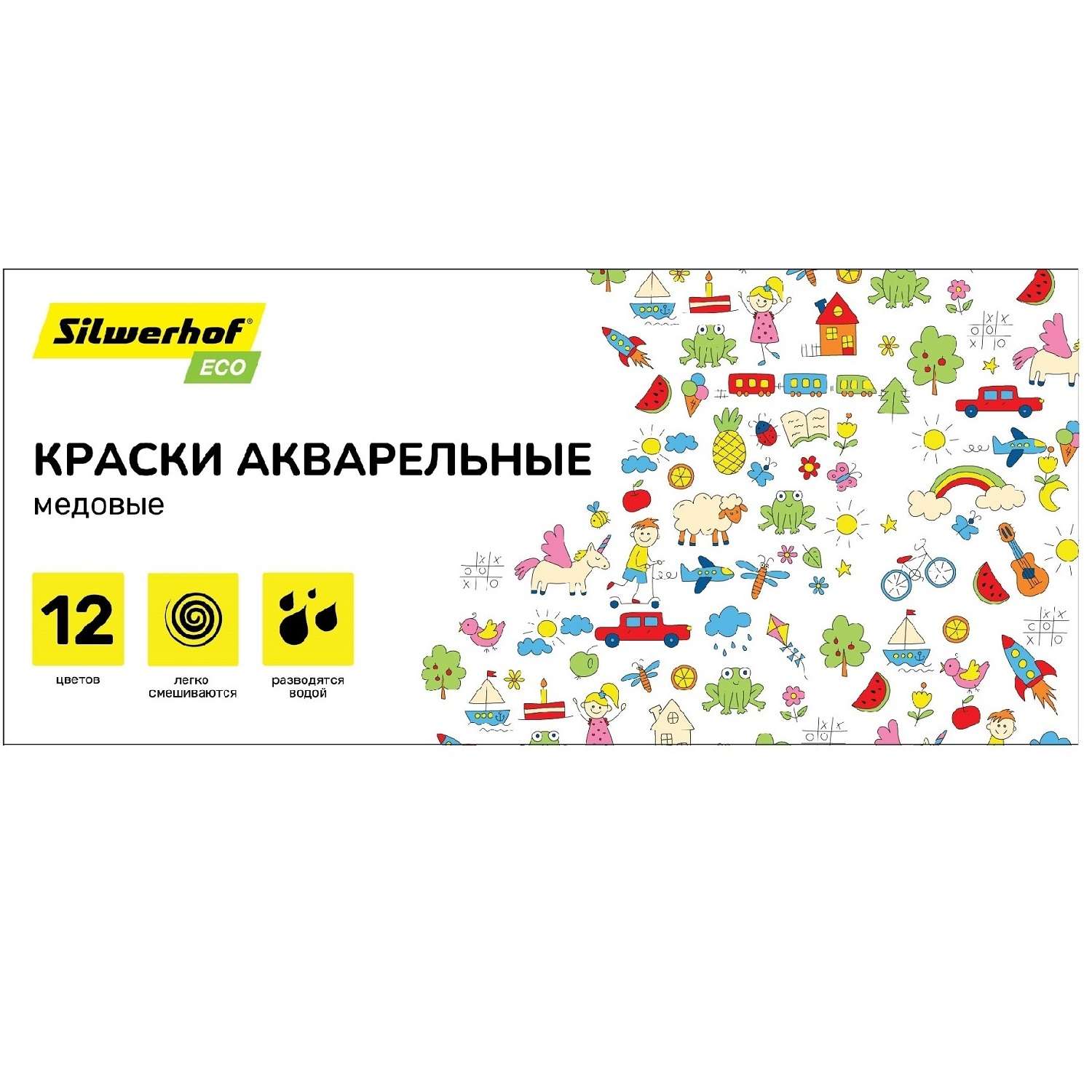 Краски акварель Silwerhof 12 цв. - фото 2