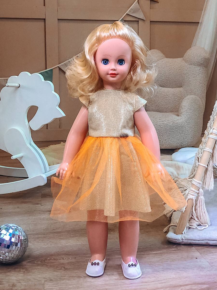 Кукла большая (ростовая) СТРАНА КУКОЛ говорящая, шагающая за руку высота 60 см 20-01.3 - фото 15