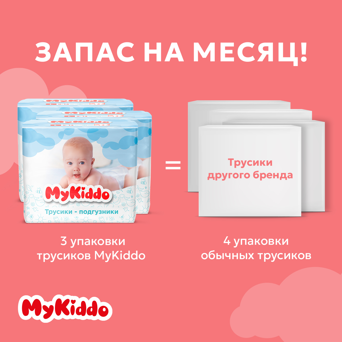 Трусики MyKiddo Premium L 72 шт. - фото 14