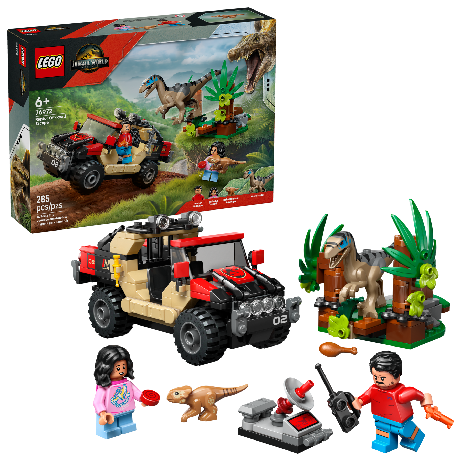 Конструктор LEGO Jurassic World 76972 285 дет. - фото 1