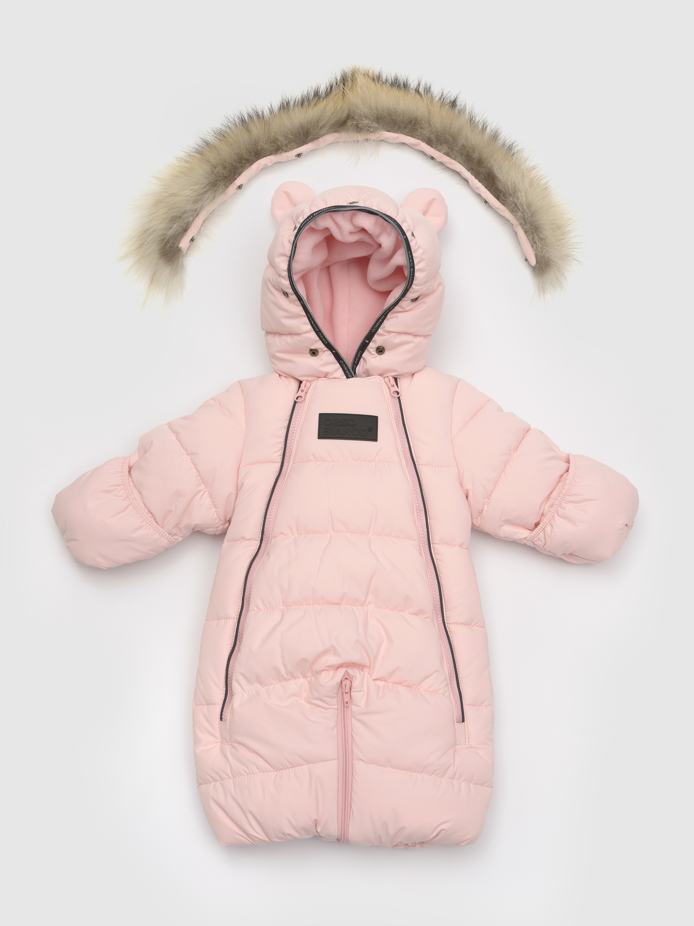 Комбинезон-трансформер Orso Bianco OB10984-02_б.розовый - фото 3