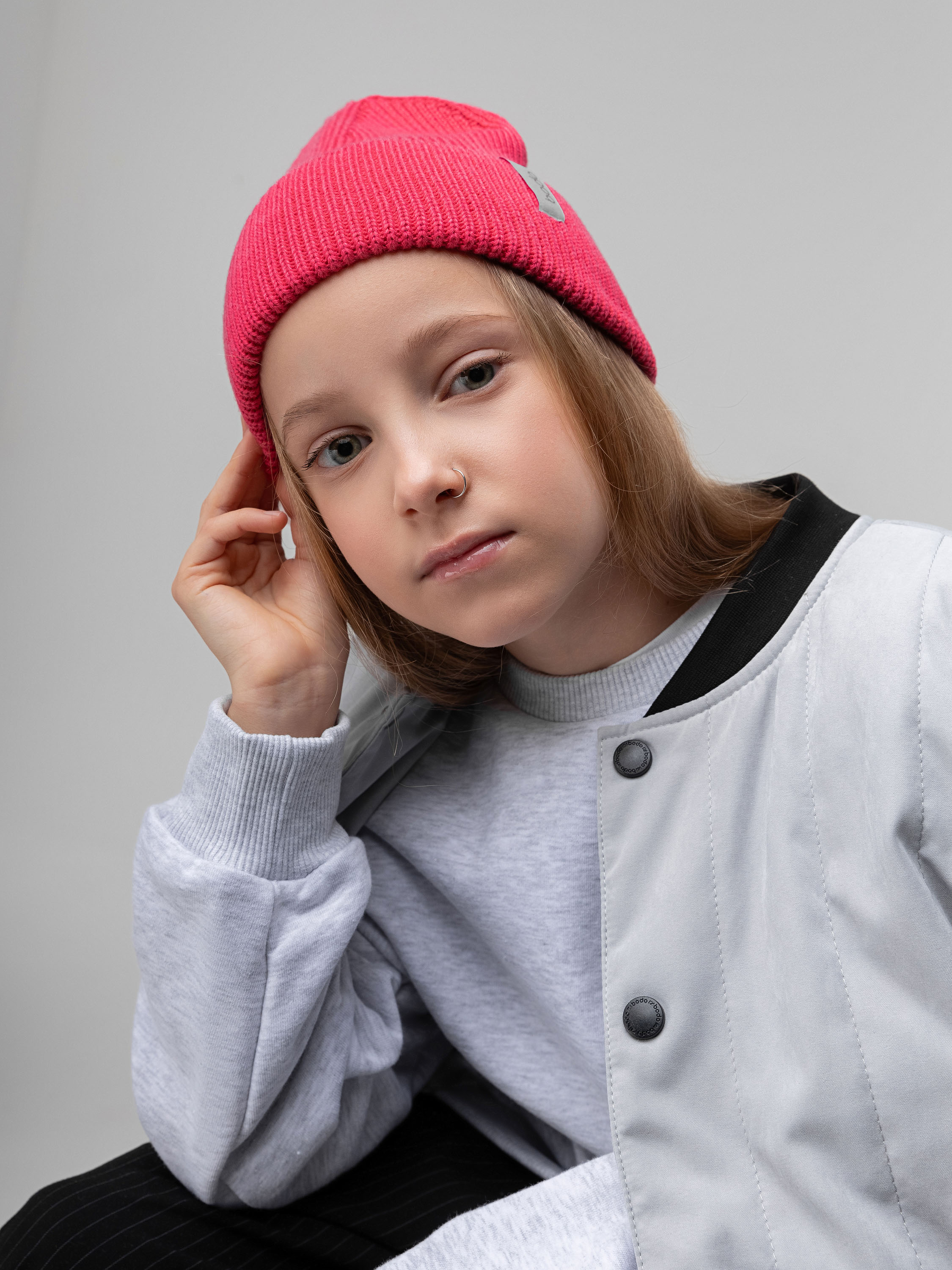 Шапка Bodo 10-415MU_розовый - фото 4