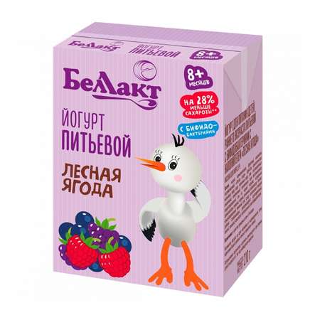 Йогурт Беллакт лесная ягода 210г с 8месяцев