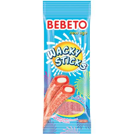Мармелад жевательный Bebeto Wacky sticks 75г