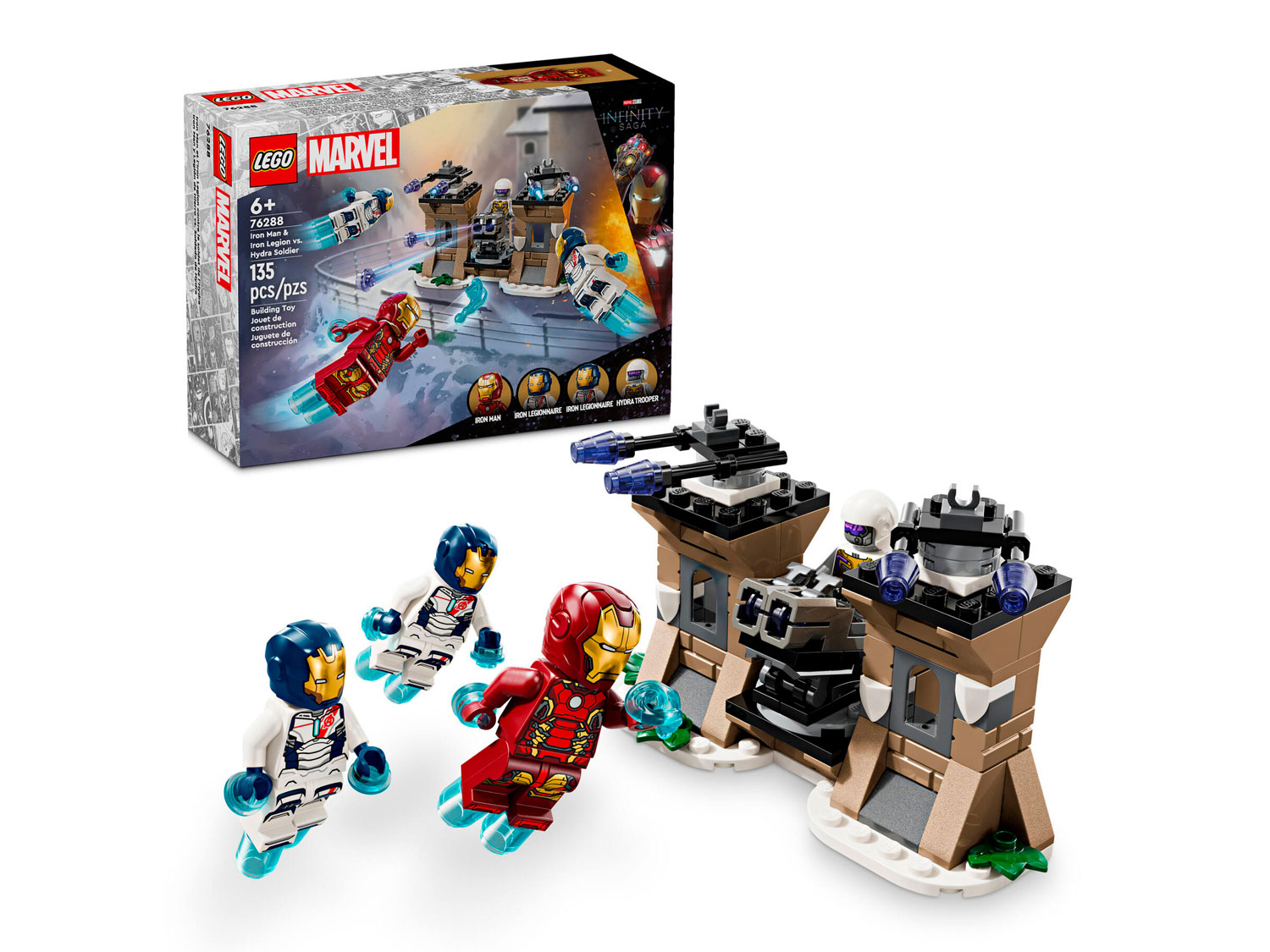Конструктор LEGO Marvel Super Heroes Железный человек 135 дет. - фото 1