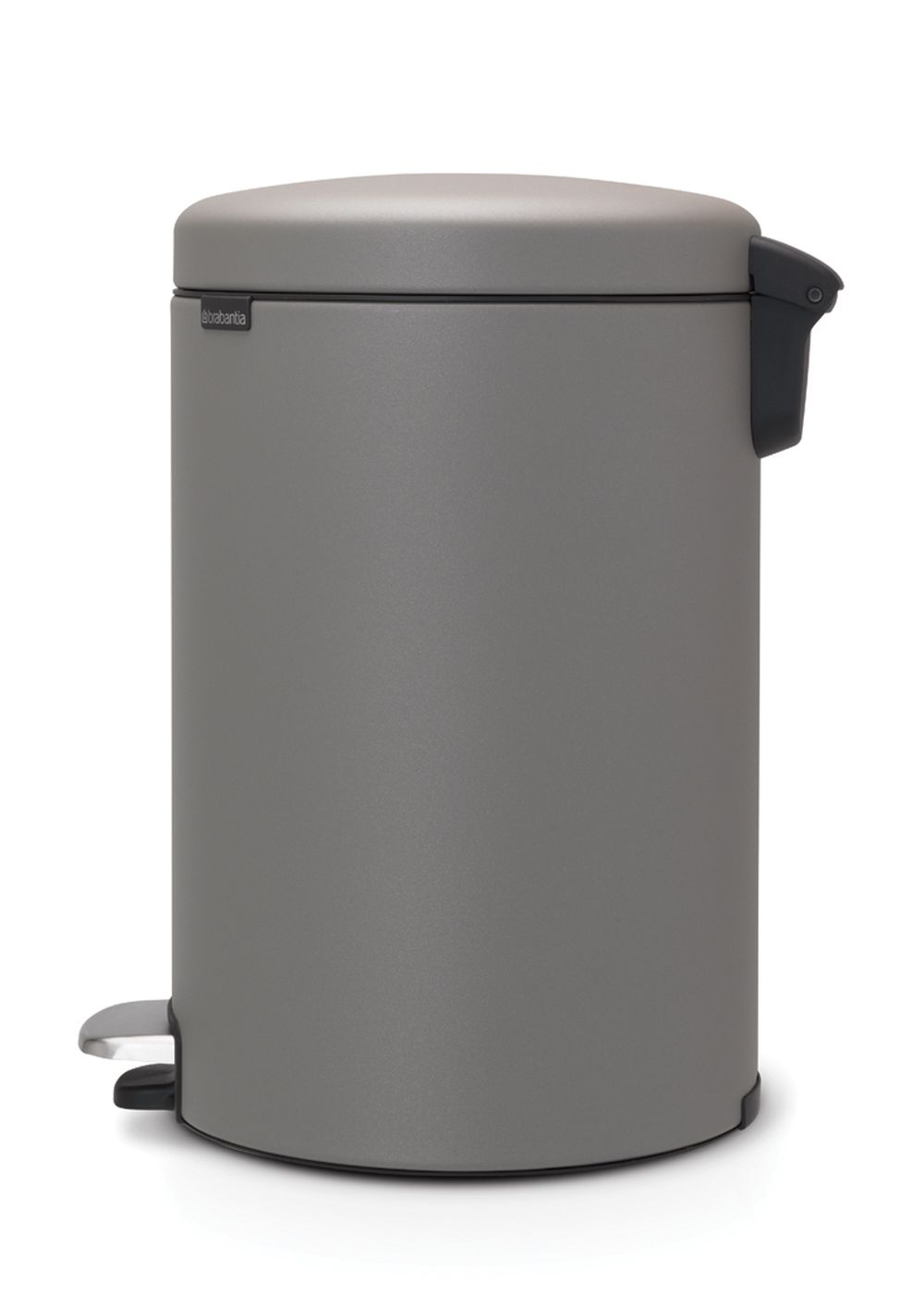 Бак мусорный Brabantia NewIcon с педалью серый с напылением 20л 119163 - фото 2
