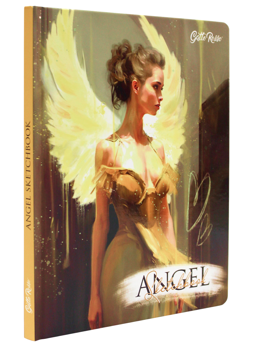 Скетчбук Проф-Пресс блокнот Angel in Yellow А4 64 лист. 1 шт. - фото 1