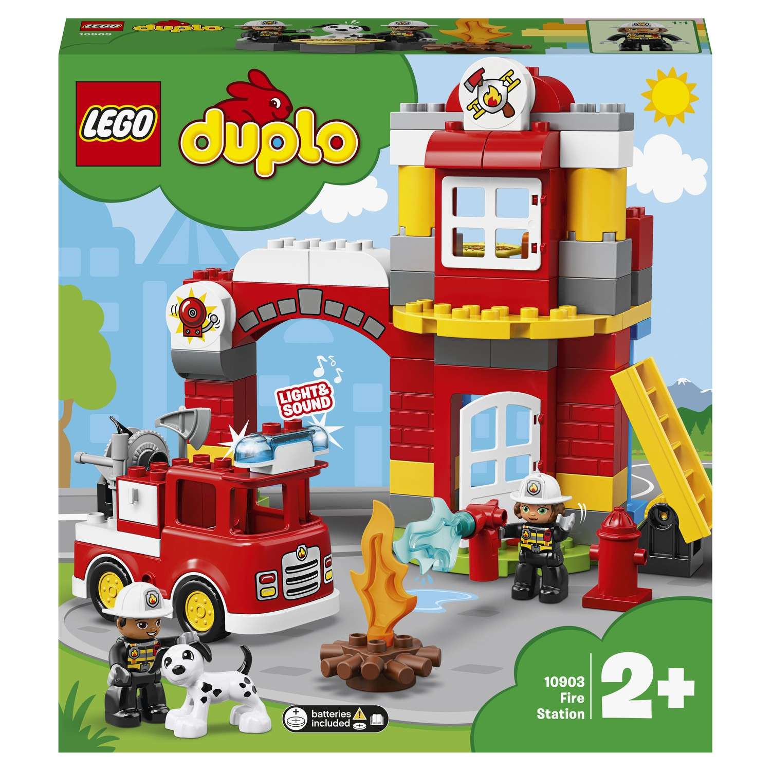 Конструктор LEGO DUPLO Пожарное депо блочный - фото 2