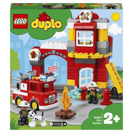Конструктор LEGO DUPLO Пожарное депо блочный