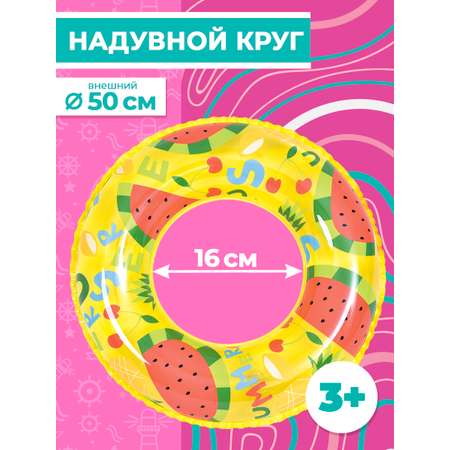Круг надувной Play market мультиколор
