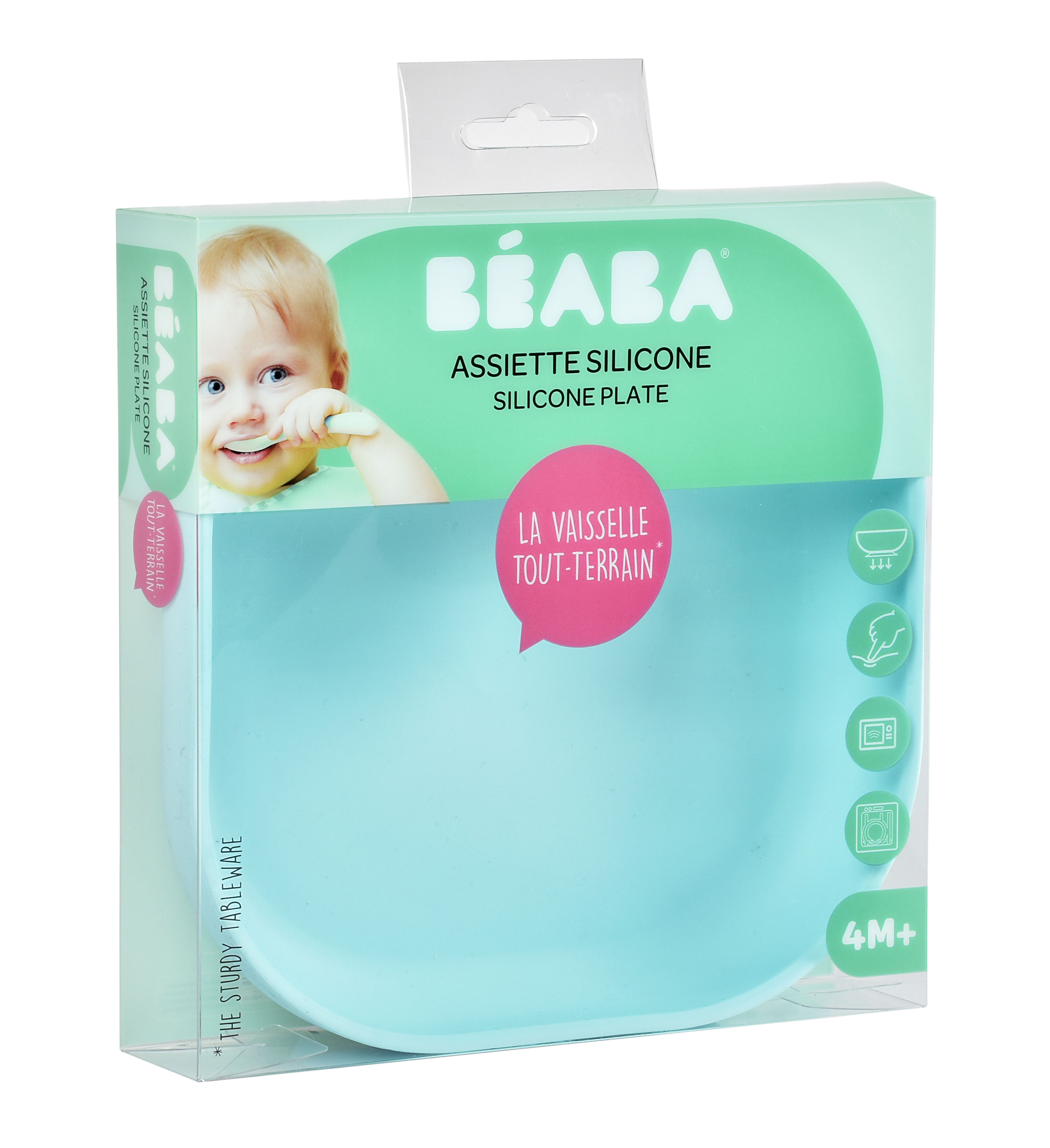 Тарелка BEABA ASSIETTE SILICONE 600 мл 1 предм. - фото 2