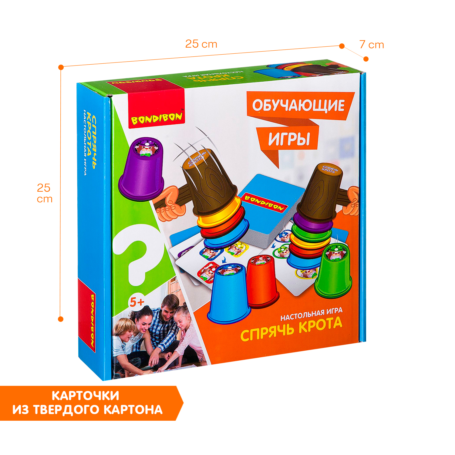 Настольная игра Bondibon на реакцию Спрячь крота - фото 6