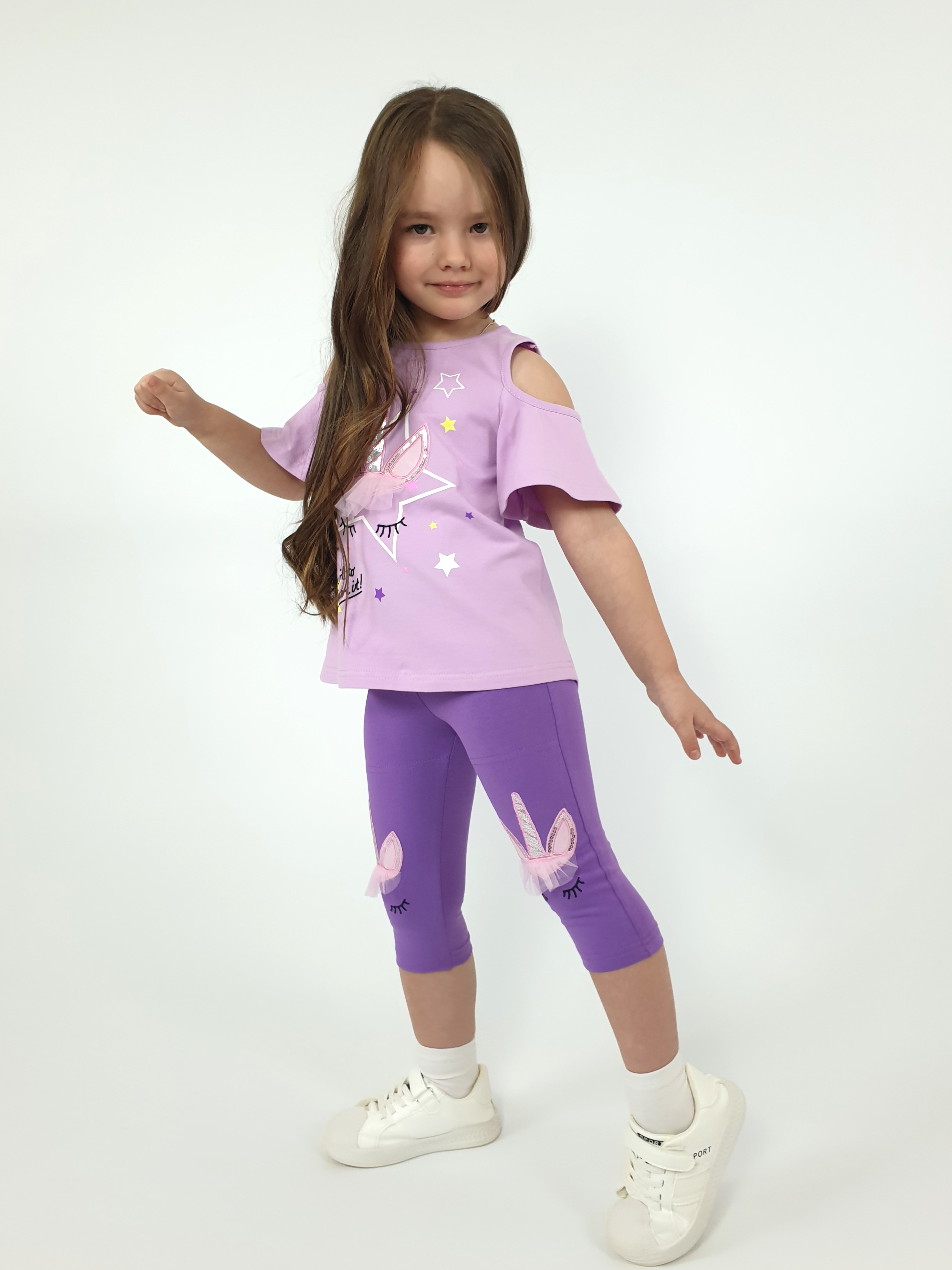 Футболка и леггинсы Luneva 02-124-5. - фото 2