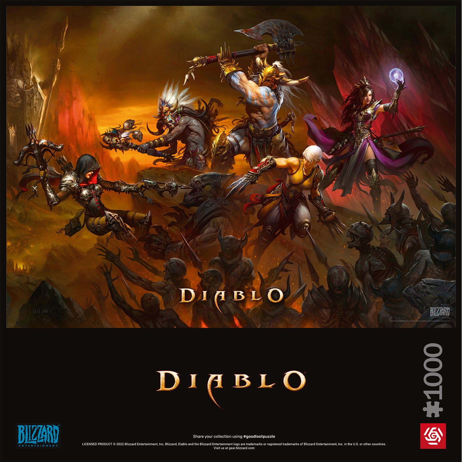 Пазл Good Loot Diablo Heroes Battle - 1000 эл классический - фото 9
