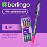 Текстовыделители BERLINGO 4 цв.