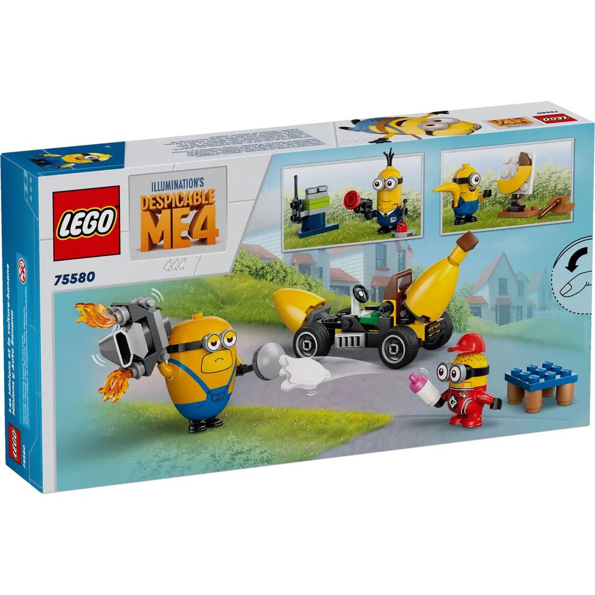 Конструктор LEGO Minions Миньоны и автомобиль банан 136 дет. - фото 7