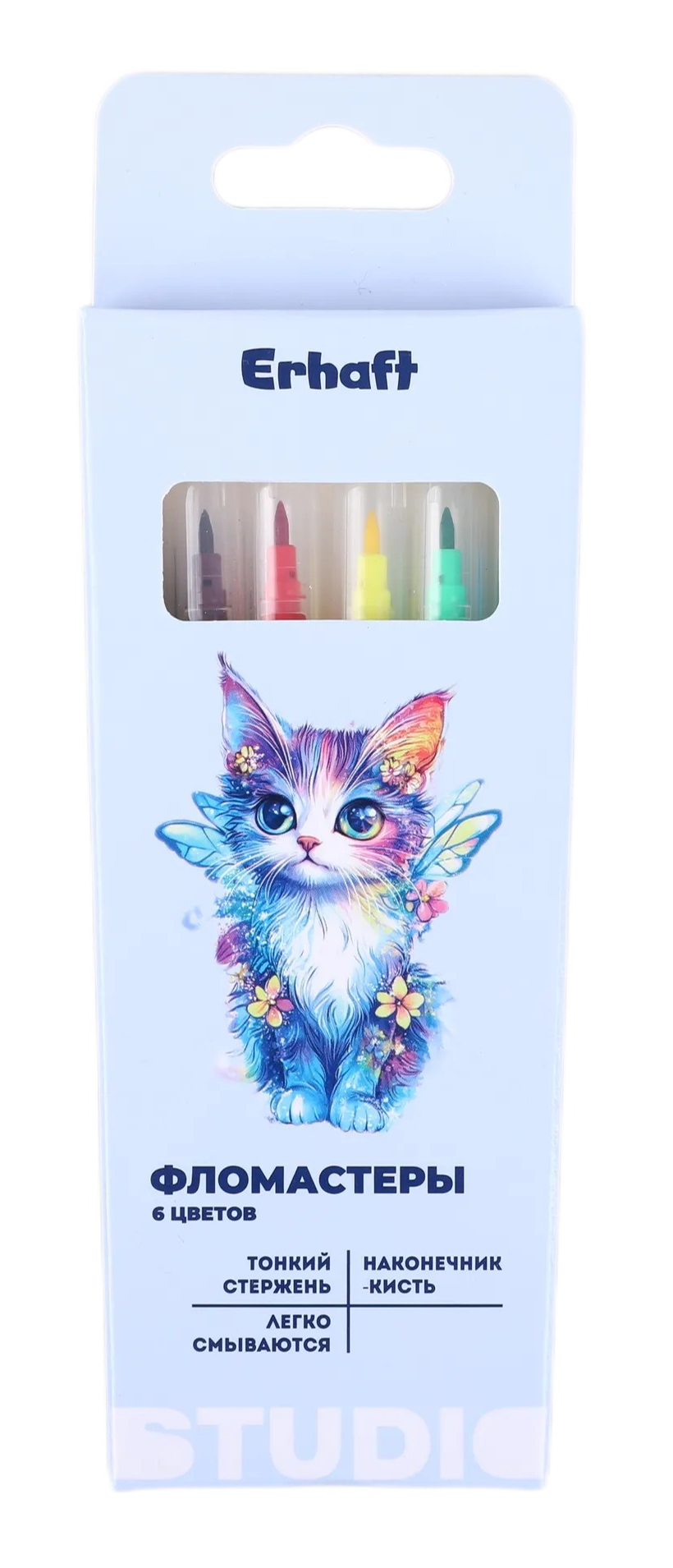 Фломастеры Erhaft 6 шт. - фото 1