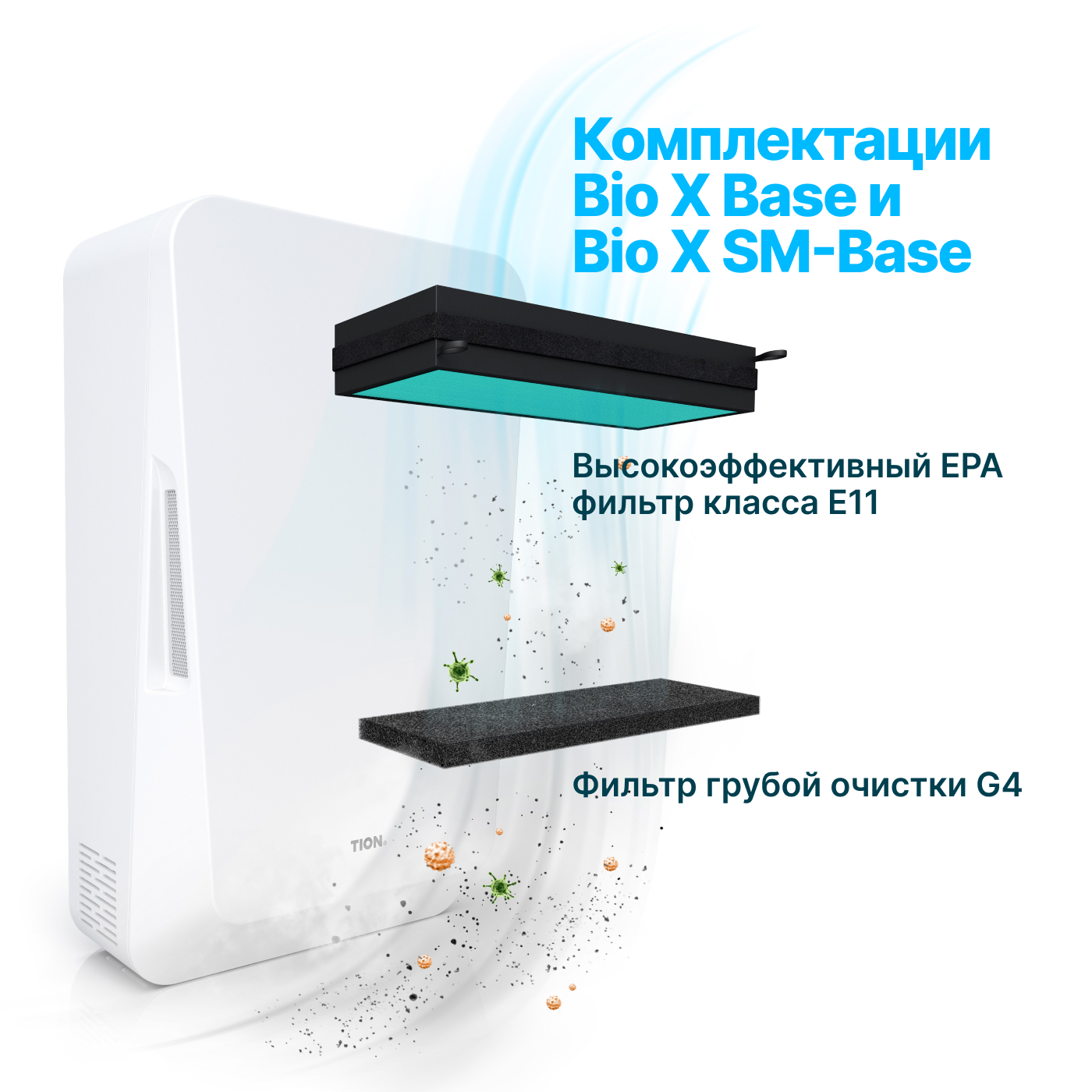 Бризер TION Система приточной вентиляции Bio-X Base - фото 2