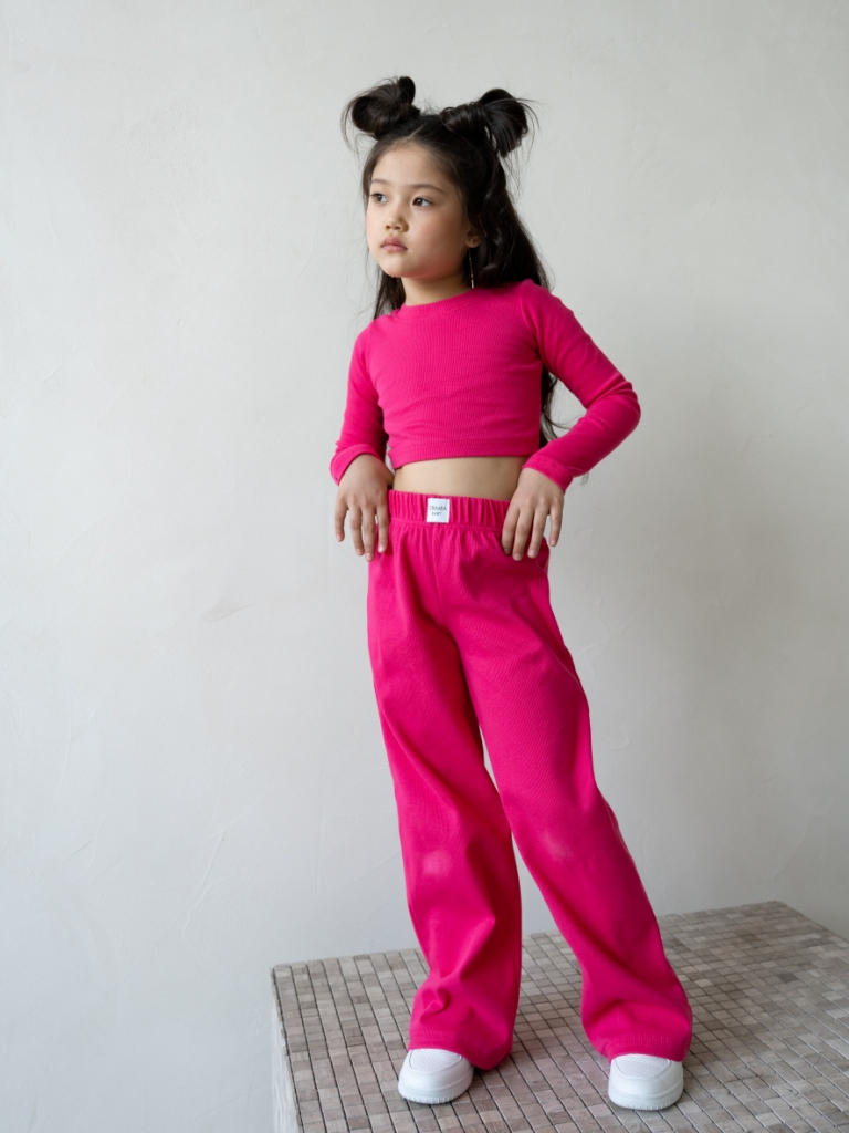 Топ и брюки Crimea Baby Milu/fuchsia - фото 1