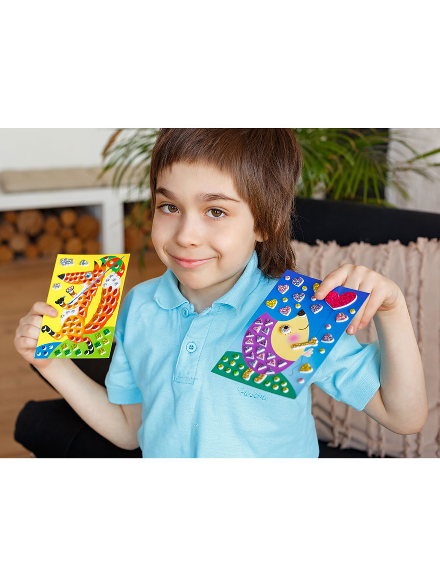 Набор для творчества Дрофа-Медиа аппликация Лисичка Ёж - фото 5