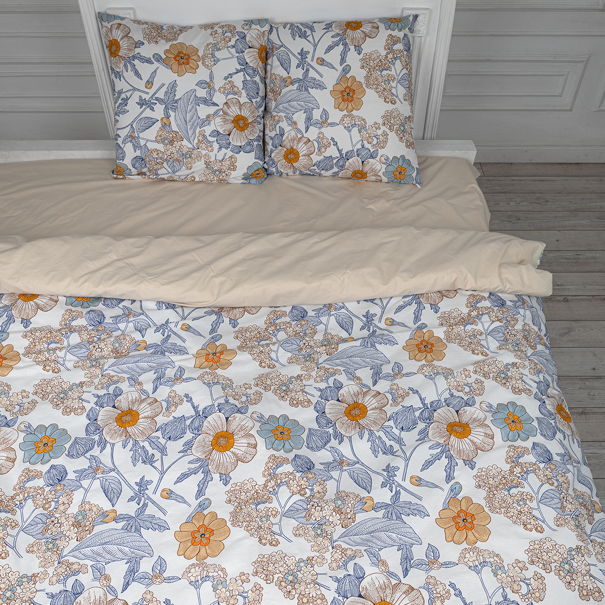 Комплект постельного белья BRAVO Флорес евро 4 предм. - фото 11