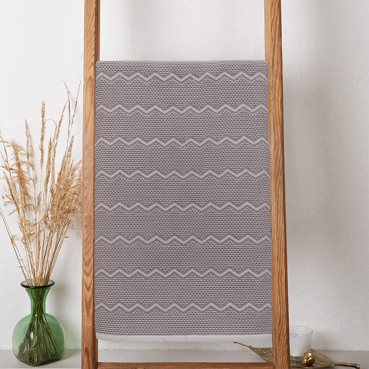 Полотенце BRAVO Зигзаг 90 x 50 см 1 шт. - фото 1