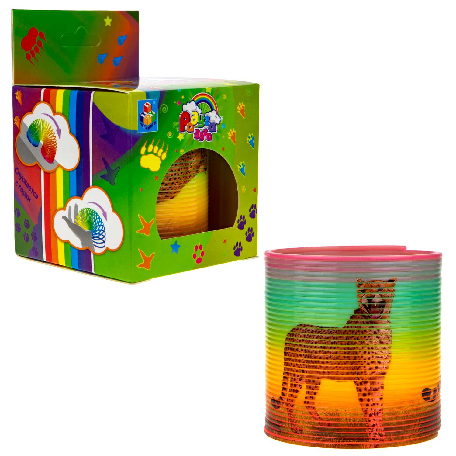 Игрушка-антистресс 1TOY пружинка Жмяка Гусеница в ассортименте - фото 8