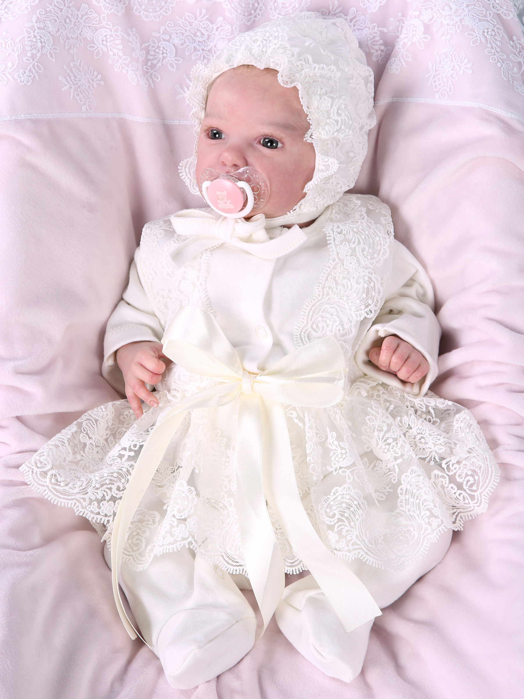 Комплект на выписку Patrino Р-4-140_молочный - фото 1