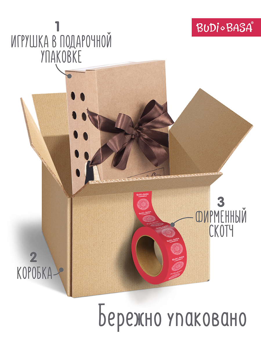 Мягкая игрушка BUDI BASA котик - фото 2